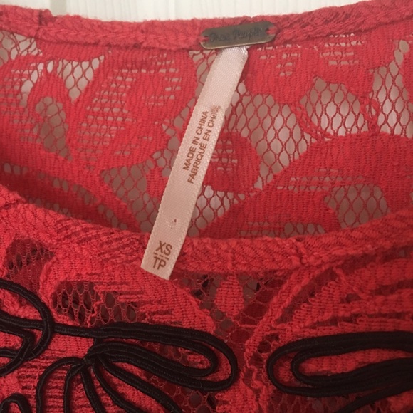 Free people lace detailed mini dress - Picture 3 of 4